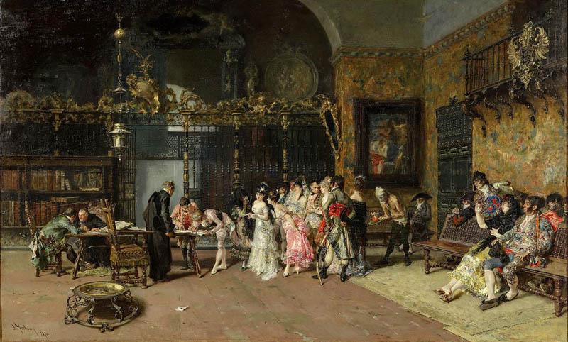 Maria Fortuny i Marsal The Spanish Wedding china oil painting image